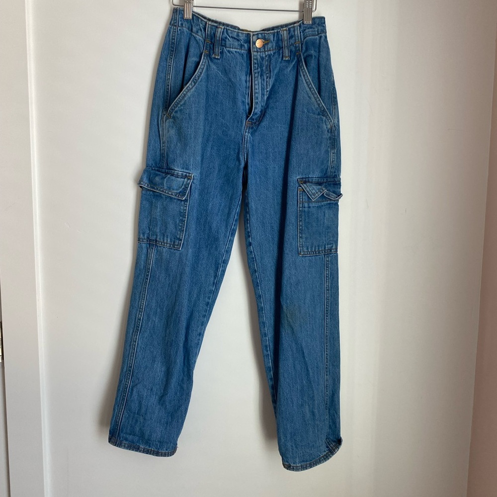Women's Blue Boyfriend Jeans